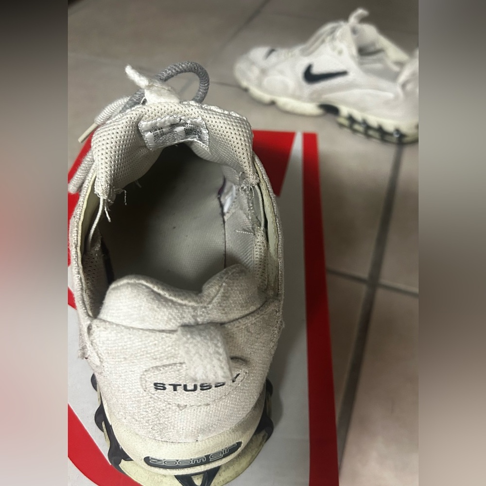 STUSSY X NIKE AIR SPIRIDON CAGE 2 “FOSSIL”.    Free shipping